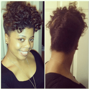 bantu knot updo