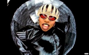 missy in trash bag