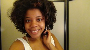 Two strand twist on dry hair